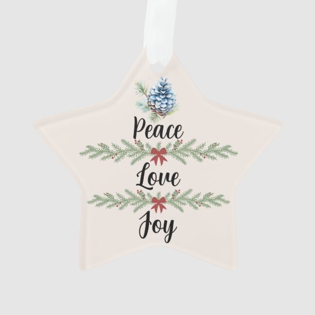 Adorno "Warm Christmas Wishes" (Reverso)