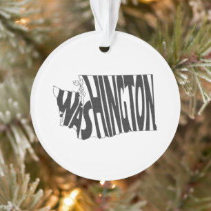 Adorno Washington Name Washington Word Art Black