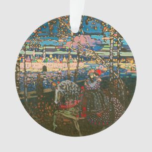 Adorno Wassily Kandinsky La Pareja Montada Arte Ruso