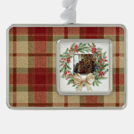 Adorno Watercolor Christmas Wreath Ornament | Elegant