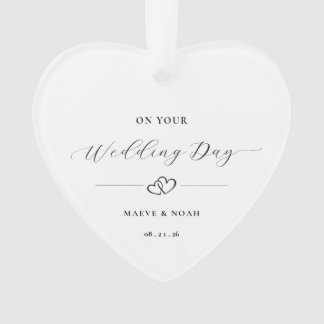 Adorno Wedding Gift Just Married Keepsake Ornament