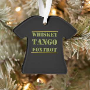 Adorno Whiskey Tango Foxtrot WTF