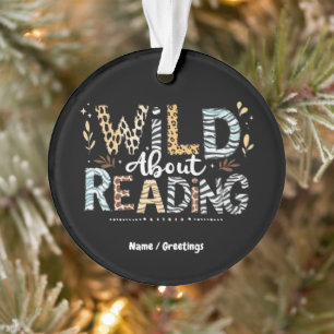 Adorno Wild About Reading Book Lover & Animal Design