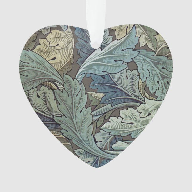 Adorno William Morris Acanthus Sage Flor Floral Botánica (Anverso)