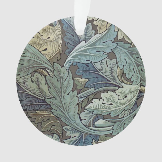 Adorno William Morris Acanthus Sage Flor Floral Botánica (Anverso)