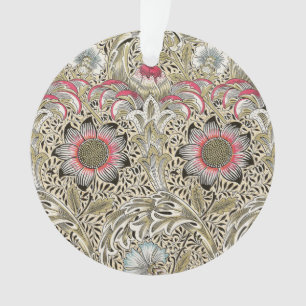 Adorno William Morris Corncockle Floral Antiguo