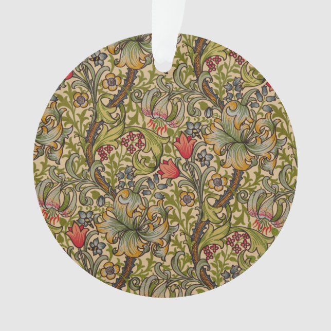 Adorno William Morris Golden Lily Antique (Anverso)