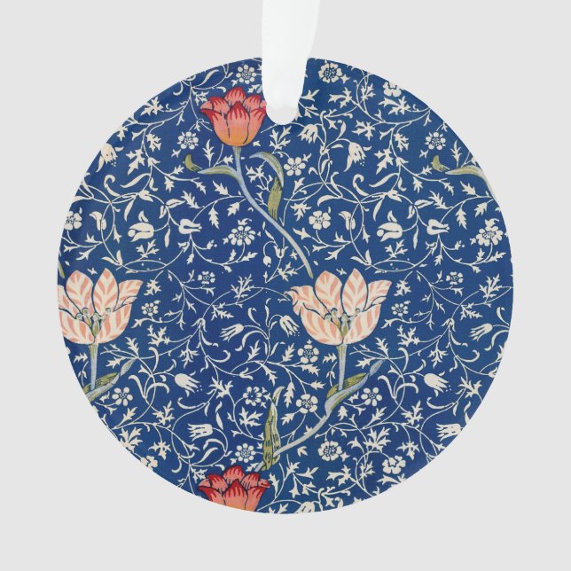 Adorno William Morris Medway Blue Floral (Anverso)