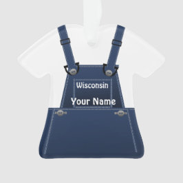 Adorno Wisconsin Farmer Bib Overalls Navidades