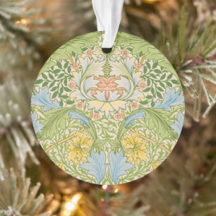 Adorno Wm Morris Myrtle Floral Arte Nouveau Pastel