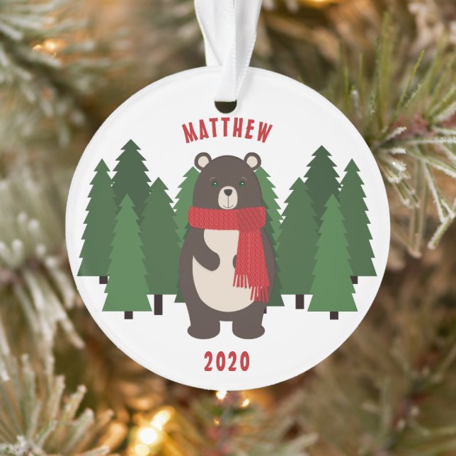 Adorno Woodsy Bear (Árbol)