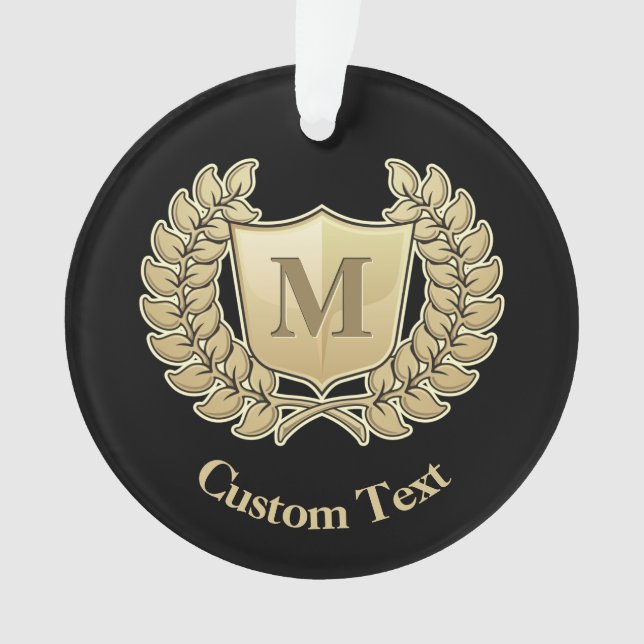 Adorno Wreath con Escudo (Anverso)