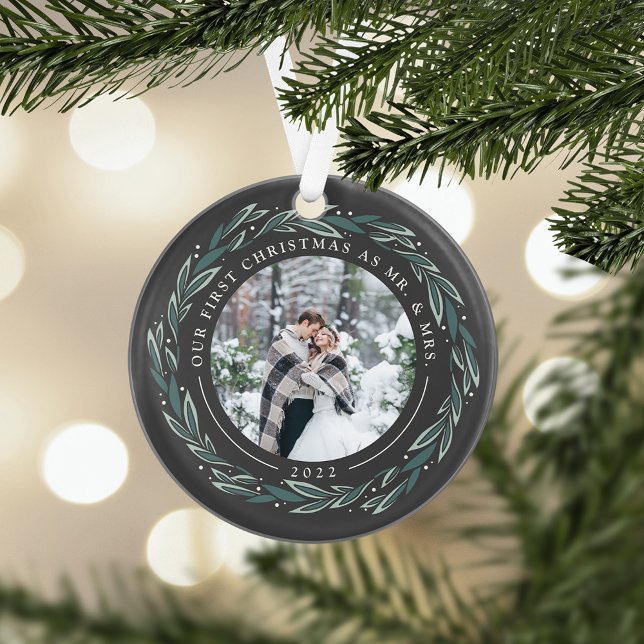 Adorno Wreath de invierno | Primeros Navidades casados (Subido por el creador)
