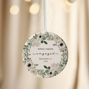 Adorno Wreath floral de bonito   Compromiso Keepsake