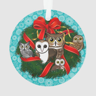 Adorno Wreath, Navidades de lechuzas Birdorables