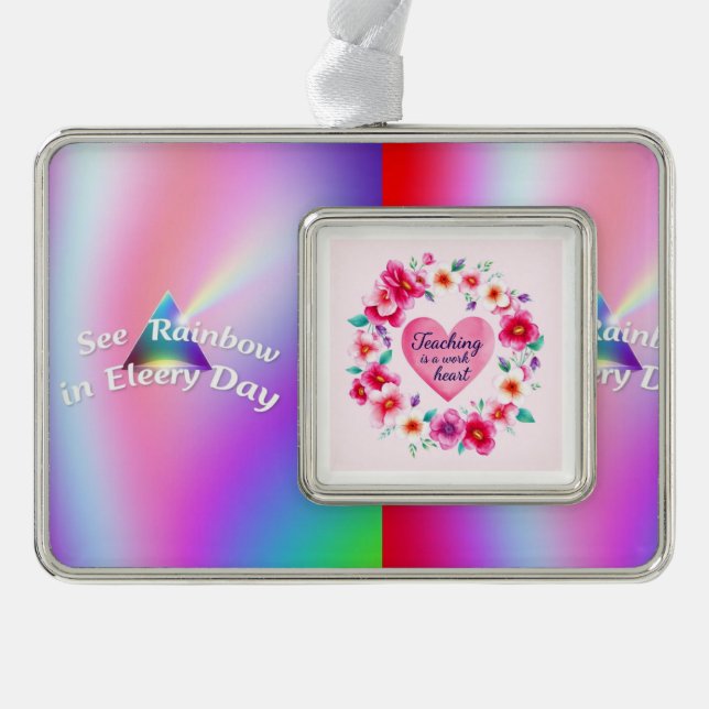 Adorno Wreath of Educator Joy (Anverso)