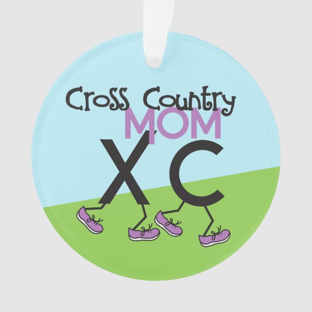 Adorno XC Mom de Cross Country (Anverso)
