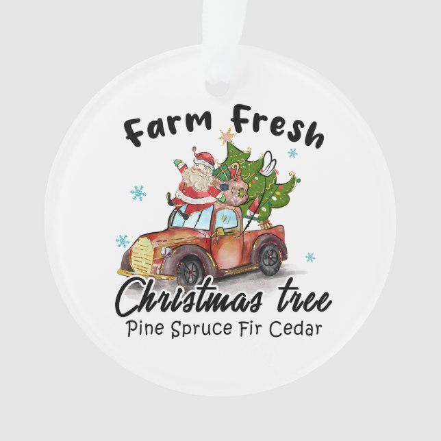 Adorno Xmas Gift Farm Fresh Christmas Tree (Anverso)