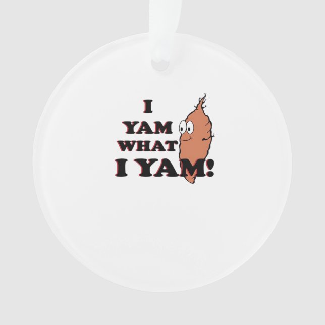Adorno Yam What I Yam - Classic Funny Meme (Anverso)