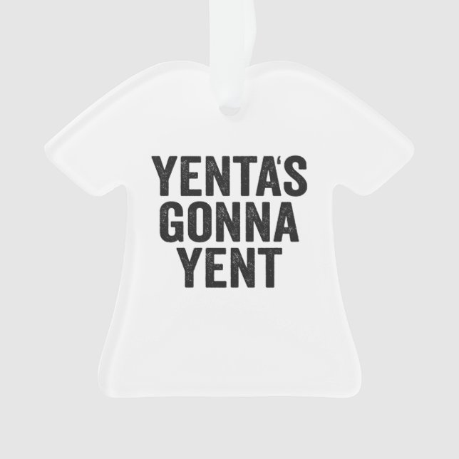 Adorno Yenta's Gonna Yent Funny Jewish Hanukkah Holiday (Anverso)