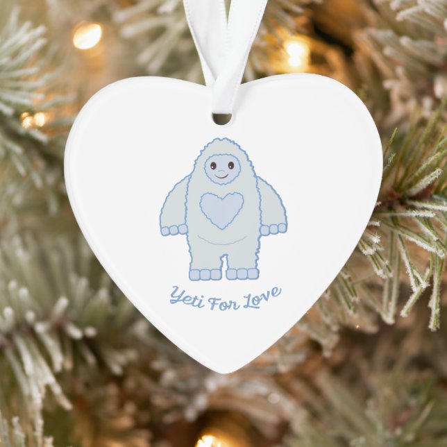 Adorno Yeti por amor (Árbol)