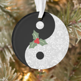 Adorno Yin Yang con Mistletoe