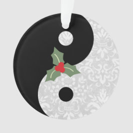 Adorno Yin Yang con Mistletoe