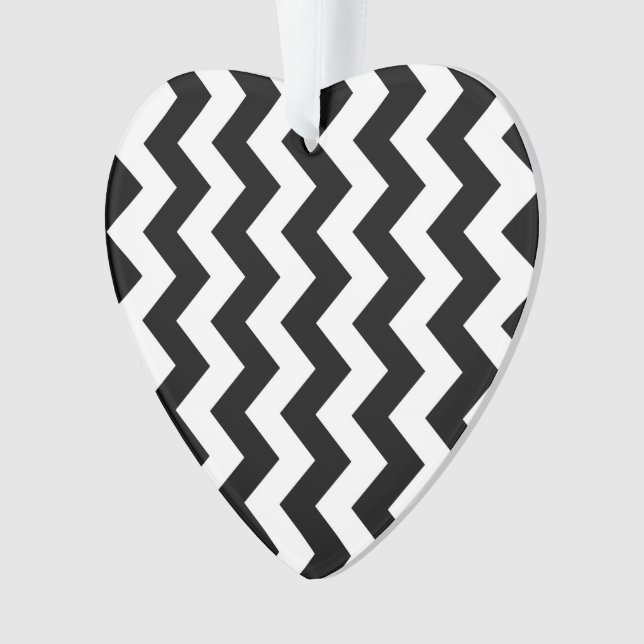 Adorno Zigzag blanco y negro (Anverso)