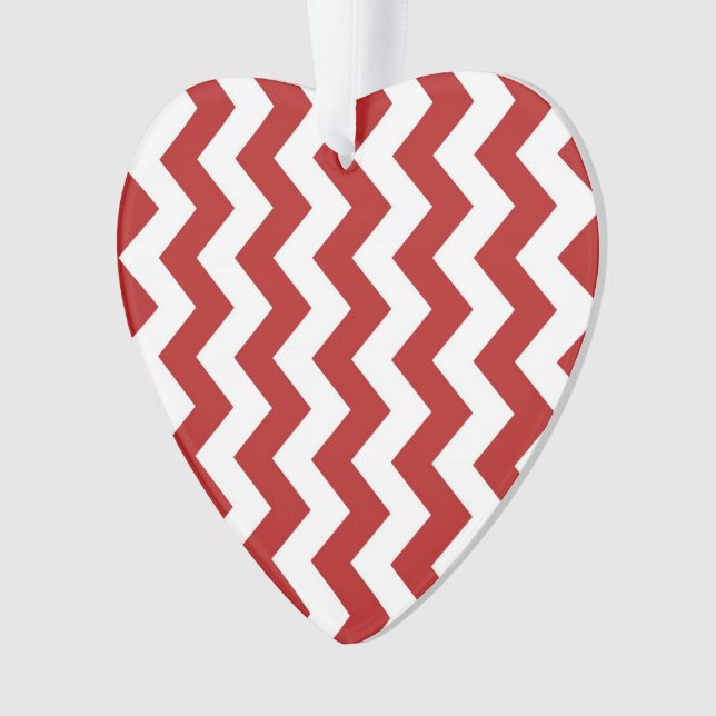 Adorno Zigzag rojo y blanco (Anverso)