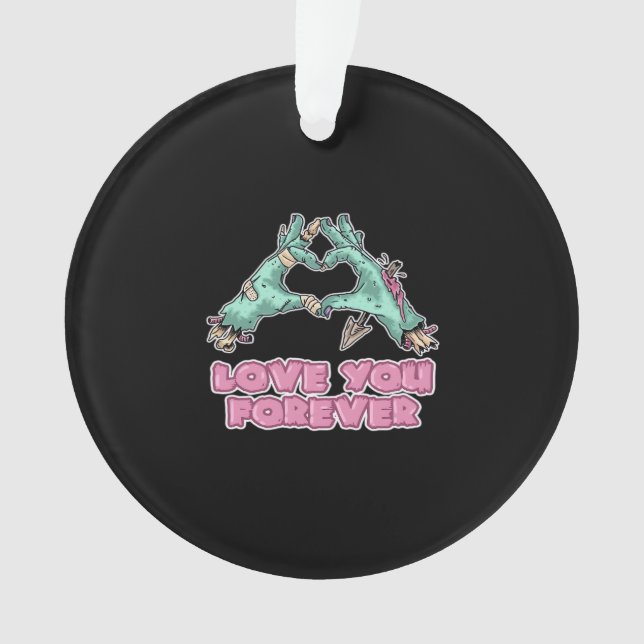 Adorno Zombie Classic - Skeleton Heart And Hands (Anverso)