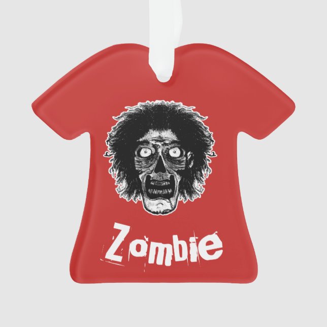 Adorno Zombie - En rojo (Anverso)