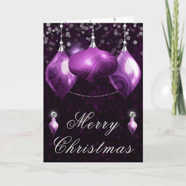 Adornos de Ágata Morada para Cena de Navidad (Anverso)