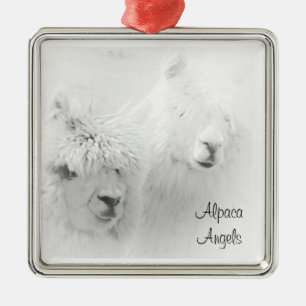 Adornos de Alpacas Ángeles Alpacas Blancas
