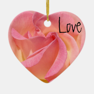 Adornos de Amor Rosa Rosa Agregar Nombre de Famili