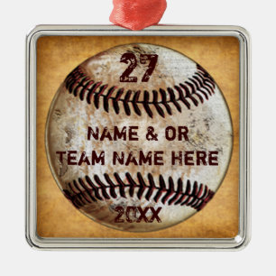 Adornos de béisbol geniales para regalos de equipo