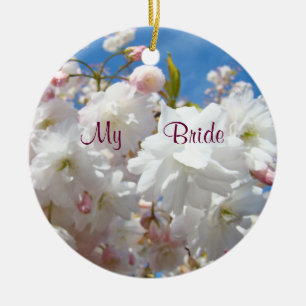 Adornos de mi novia Flores Blancas Bodas
