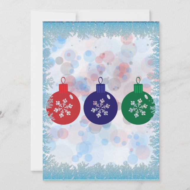 Adornos de Navidad (Anverso)