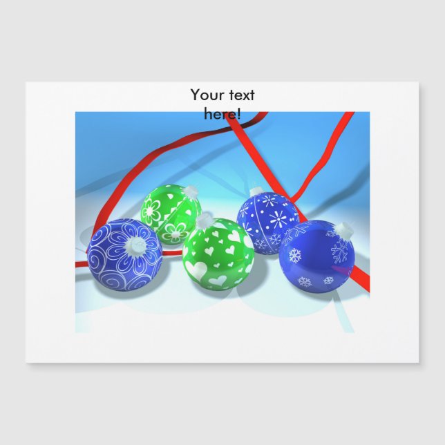 adornos de Navidad (Anverso)