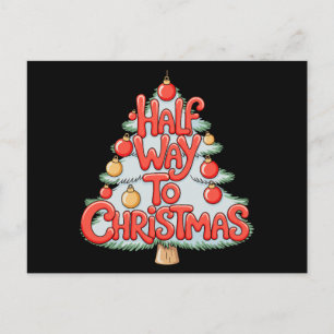 Adornos de Navidad a medio camino Funny Xmas