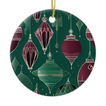 Adornos de Navidad Art Déco, Adorno