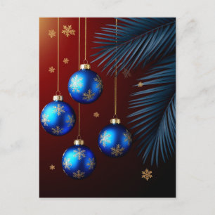 Adornos de Navidad Azules Elegantes