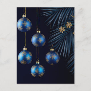 Adornos de Navidad Azules Elegantes