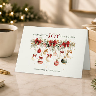 Adornos de Navidad con Logotipo de Empresa Joy Acu