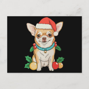 Adornos de Navidad de Chihuahua con Sombrero de Sa