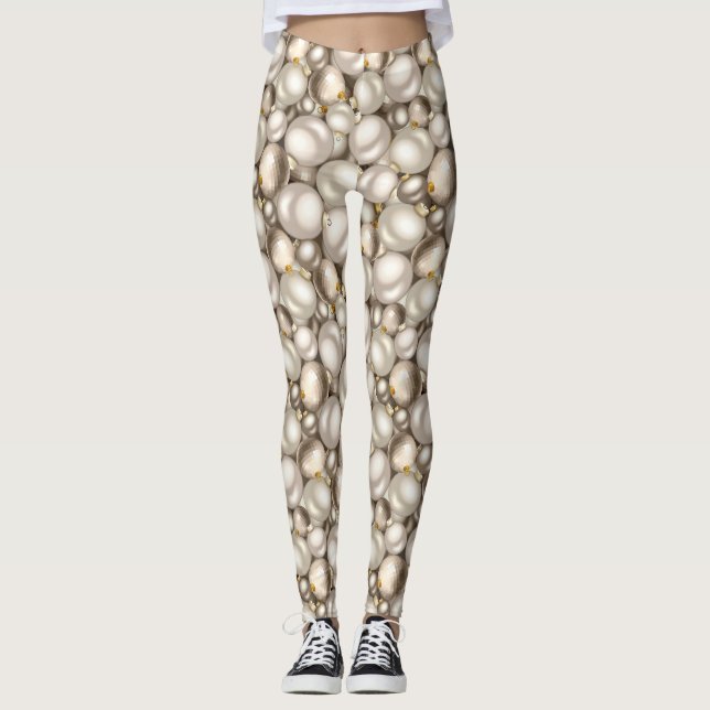 adornos de navidad de navidad navidad leggings (Anverso)