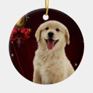 Adornos de Navidad de Perro de Agua