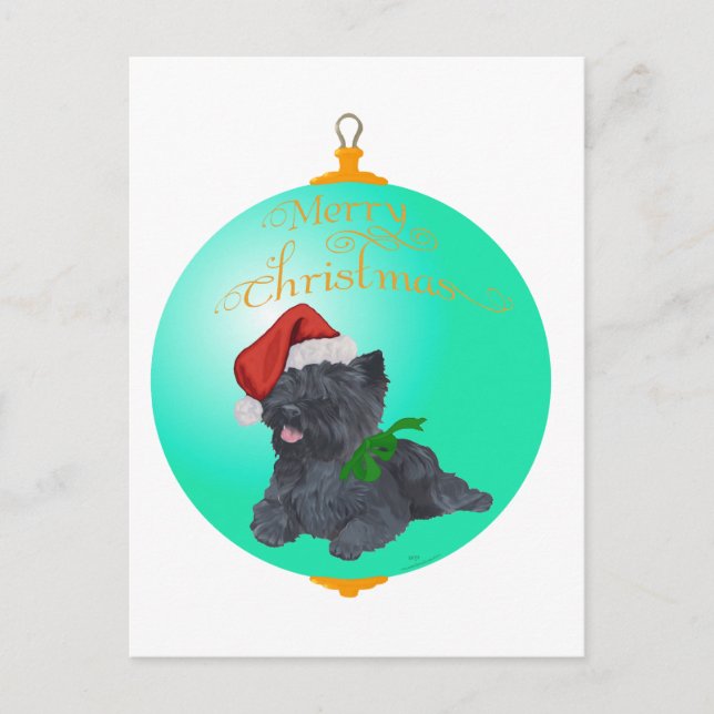 Adornos de Navidad de Terrier Cairn (Anverso)