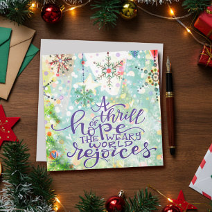 Adornos de Navidad Emoción de Esperanza Inspirivid