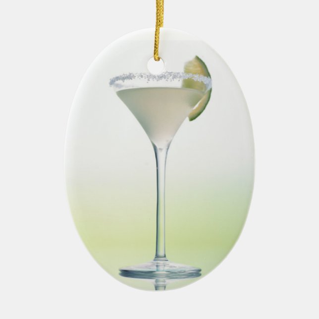 Adornos de Navidad en forma de copa de Martini (Frente)