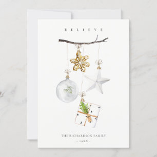 Adornos de Navidad Estrella Galleta Campana Cree